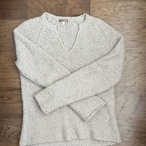 J. Crew Cream Knit Sweater